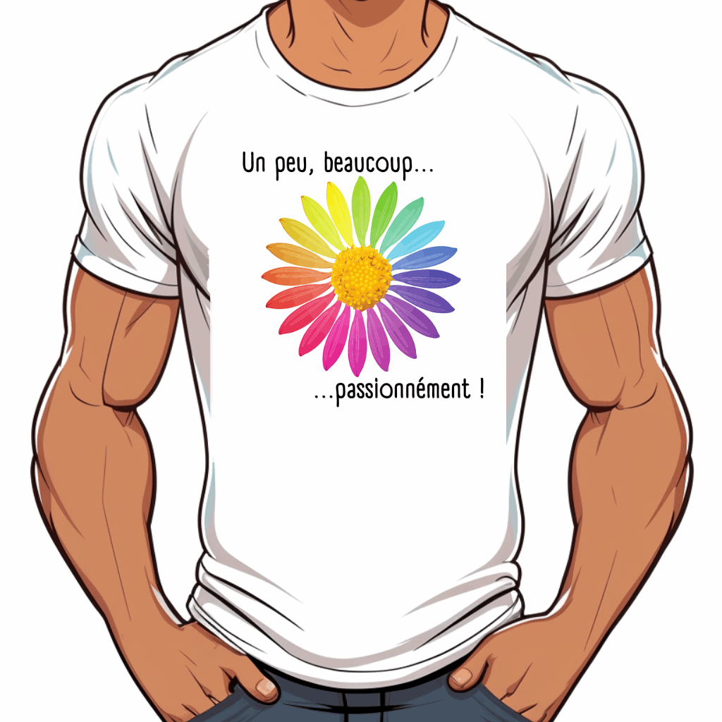 t-shirt arc en ciel