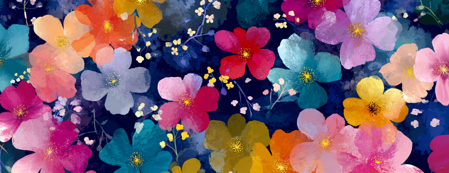 Tasse Mug Design "FLEURS" - Blanc