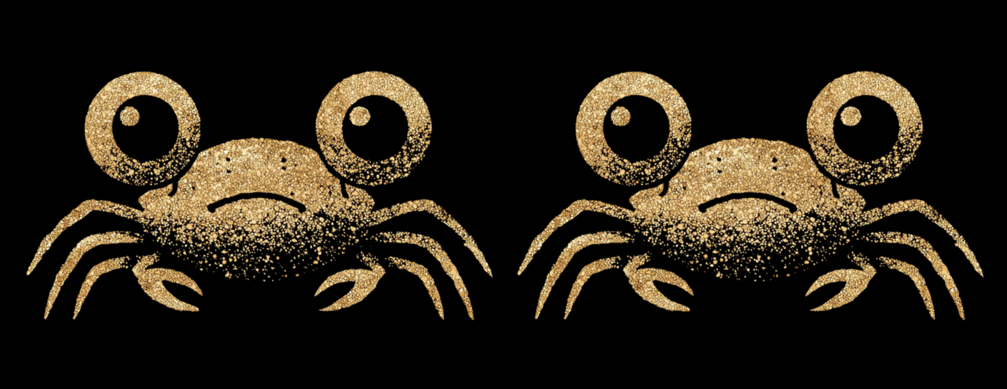 Tasse Mug Original "CRABES D'OR" - Noir