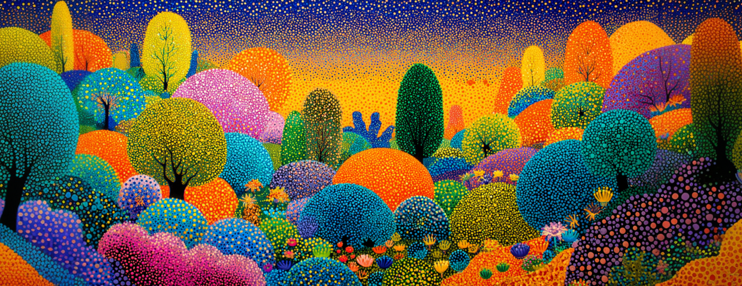 Tasse Mug Design "ARBRES COLORÉS" - Blanc