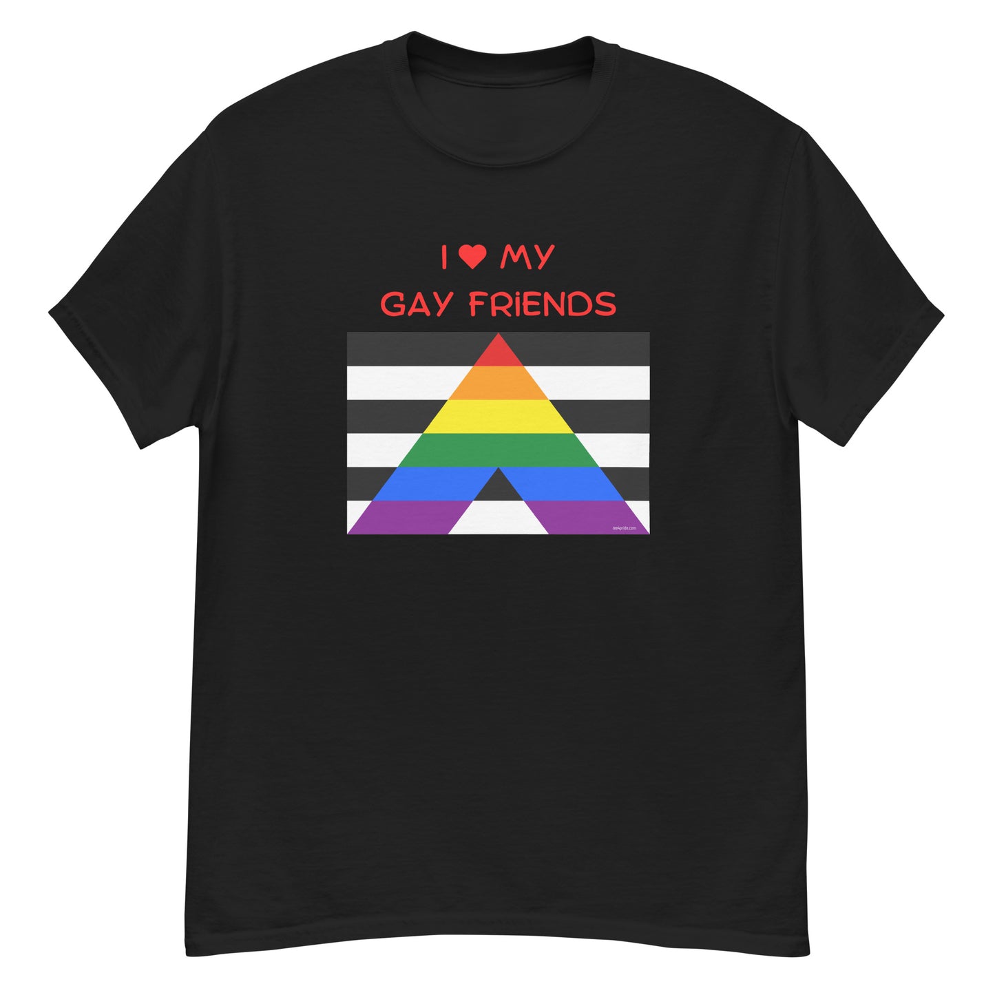 Drapeau gay friendly t-shirt
