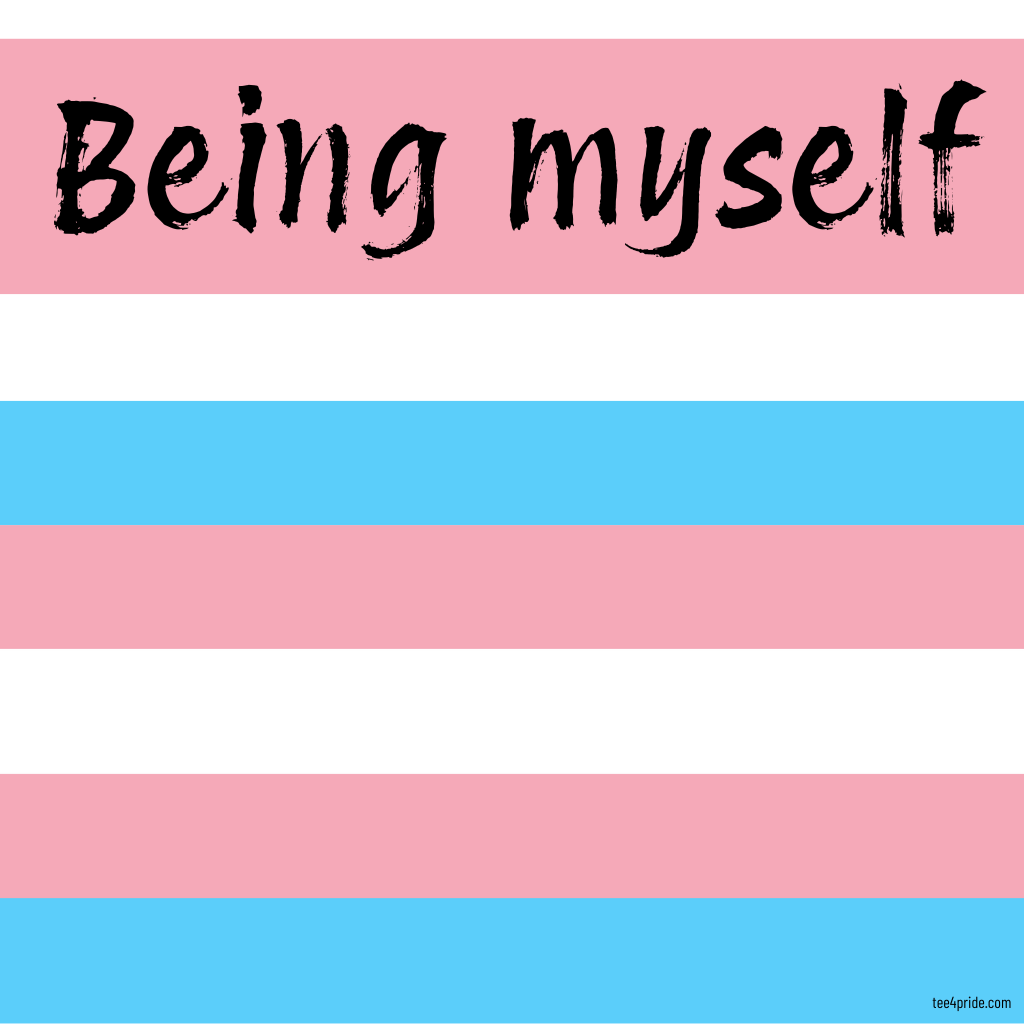 Drapeau transgenre
