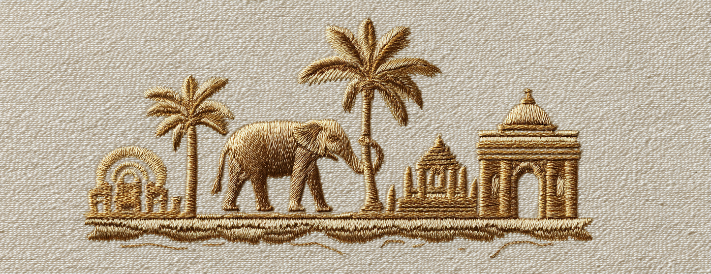 Tasse Mug Design "INDIAN ELEPHANT" - Noir