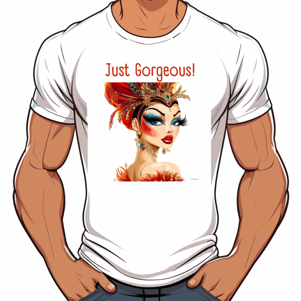 T-shirt drag Gorgeous