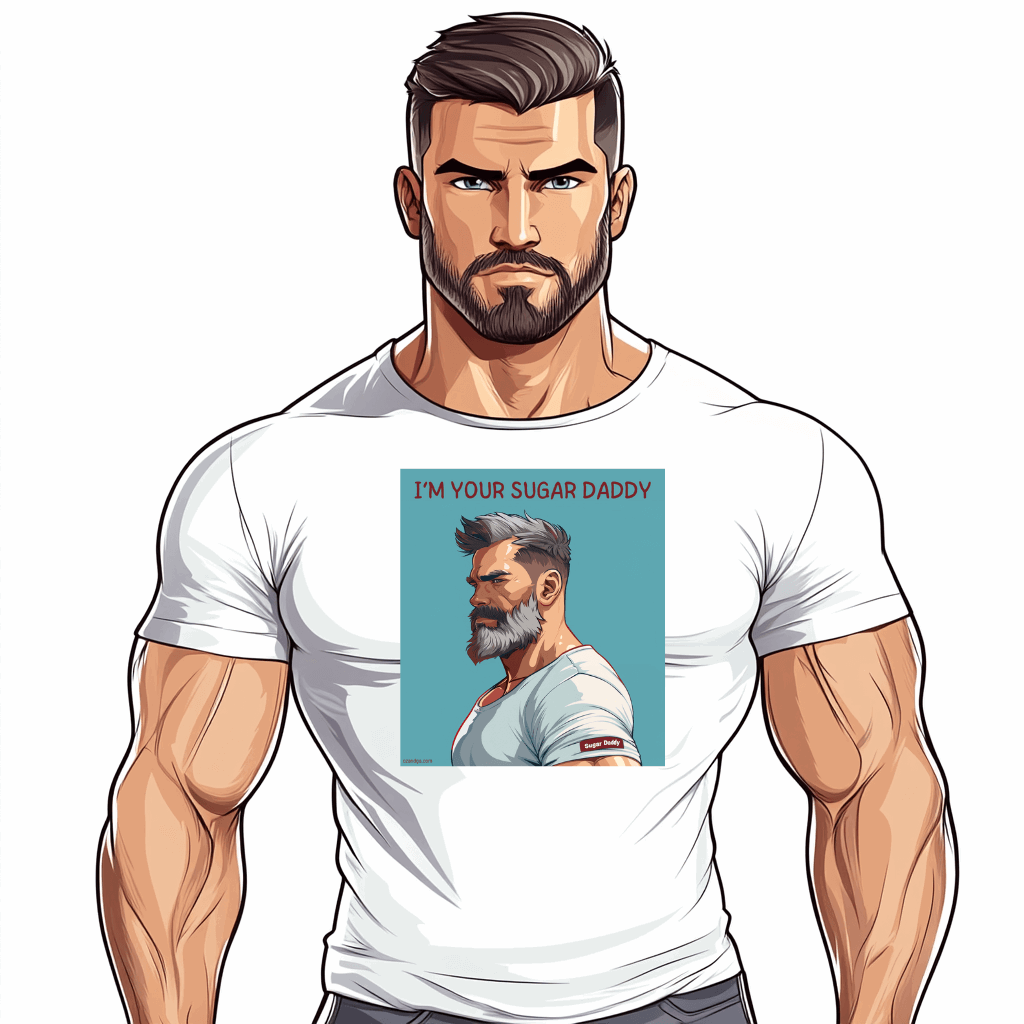 Tshirt gay sexy Sugar daddy
