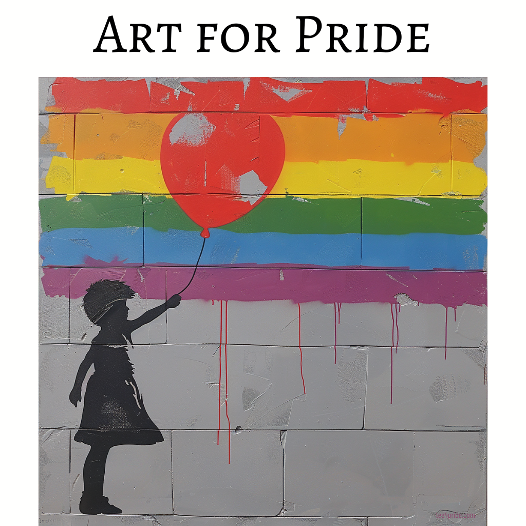 banksy rainbow