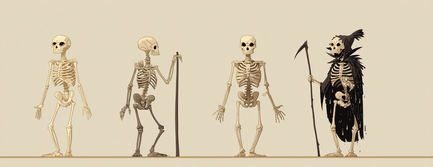 Tasse Mug Design "SQUELETTES" - Noir