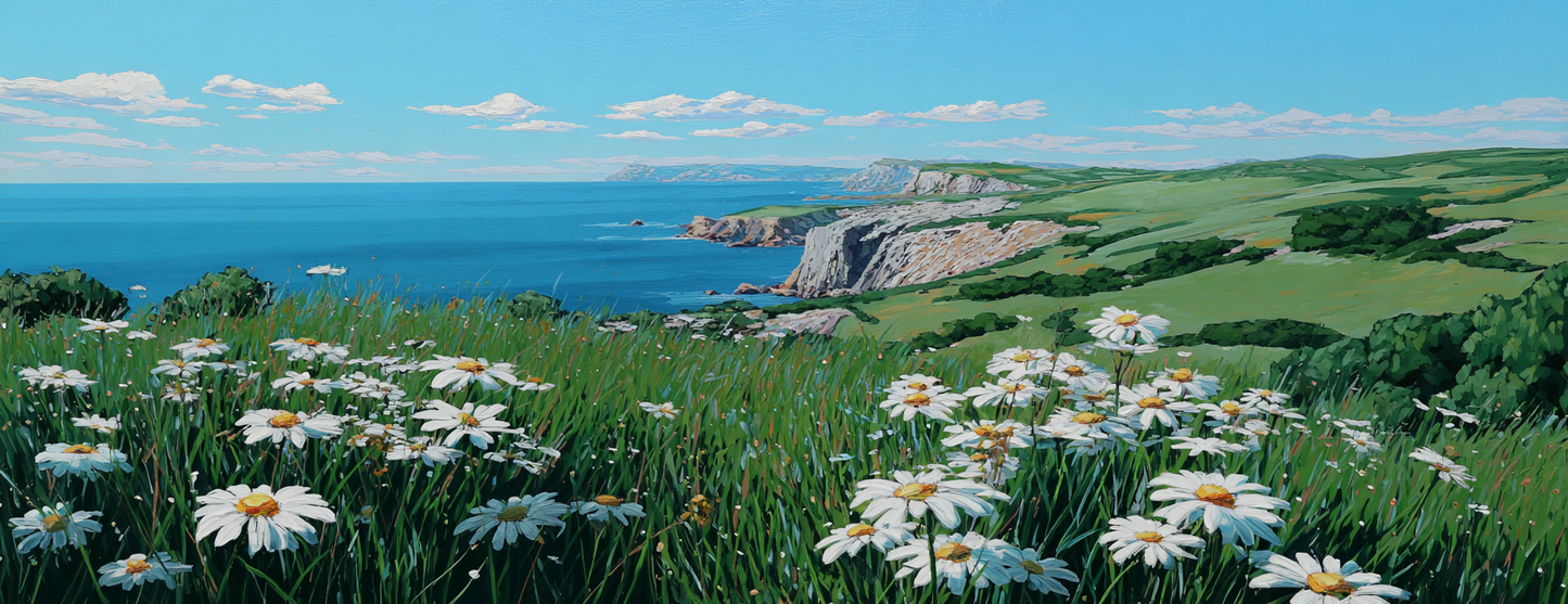 Tasse Mug Original "FALAISES SUR MER" - Blanc