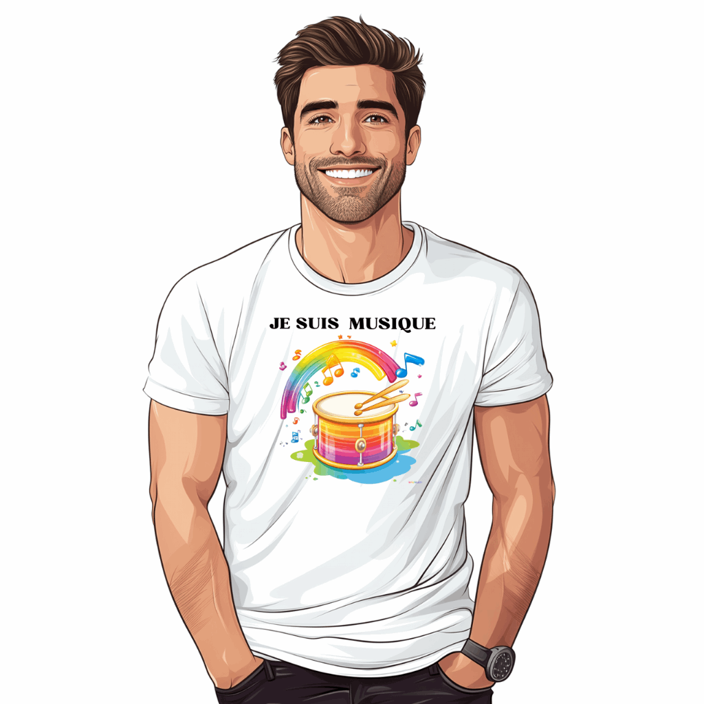 t-shirt arc en ciel lgbt