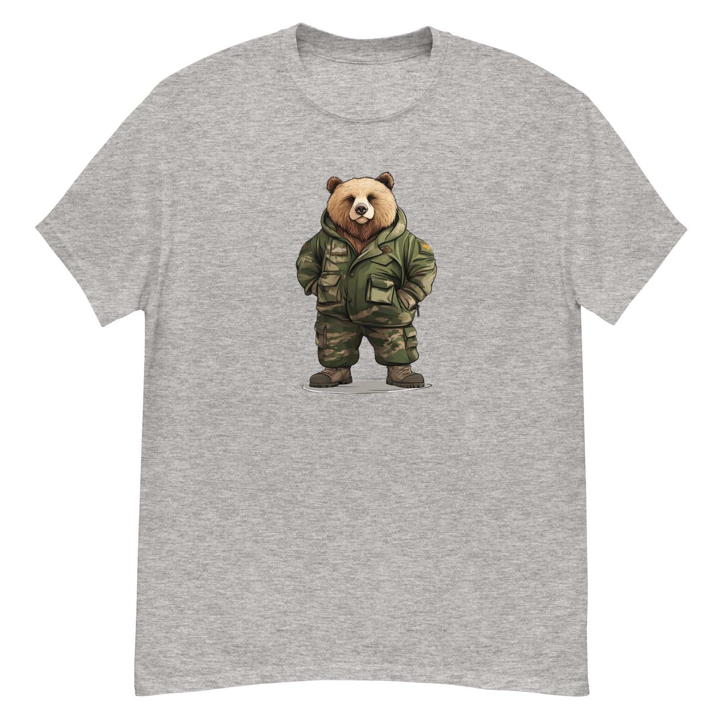 t-shirt gay bear militaire
