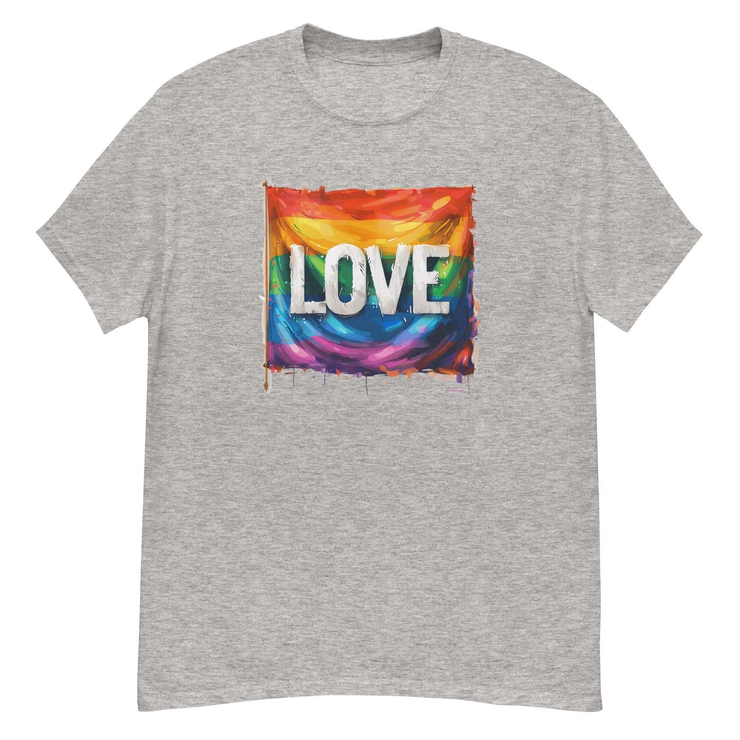t-shirt gay pride love