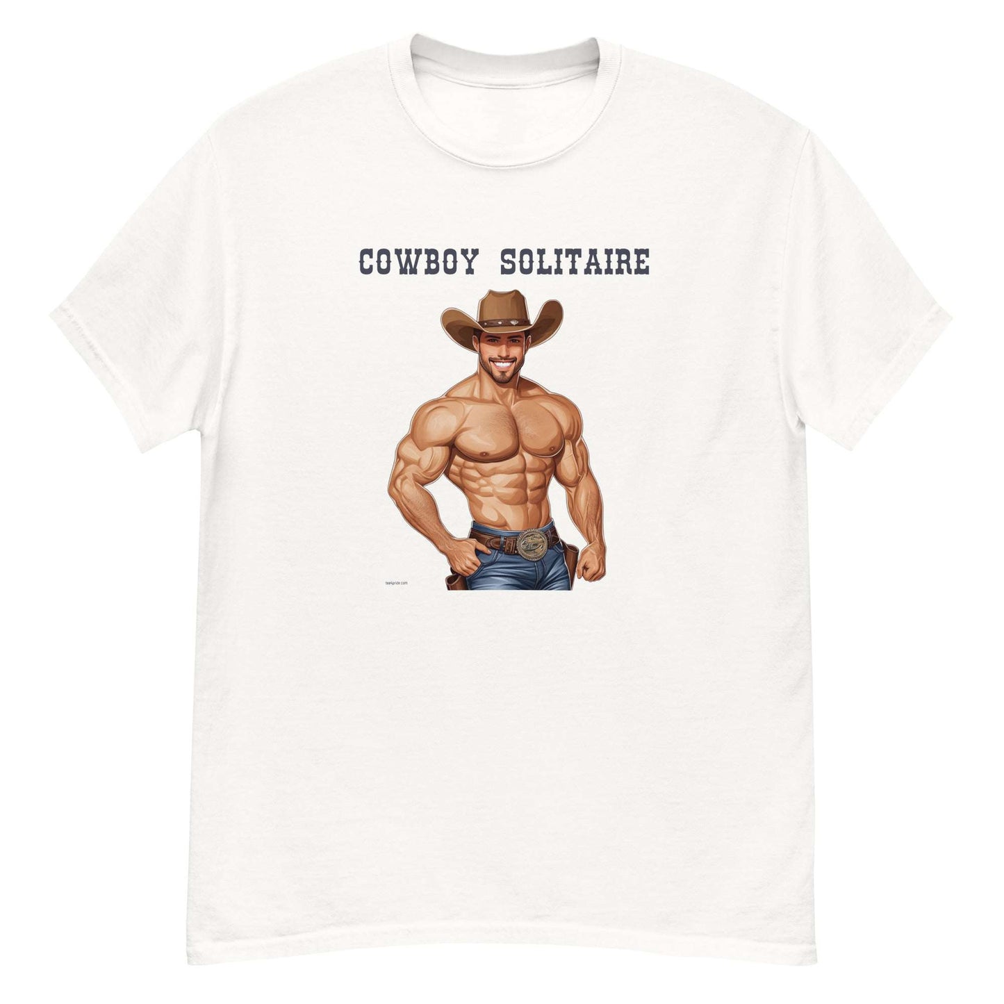 t shirt lgbt homme cow boy