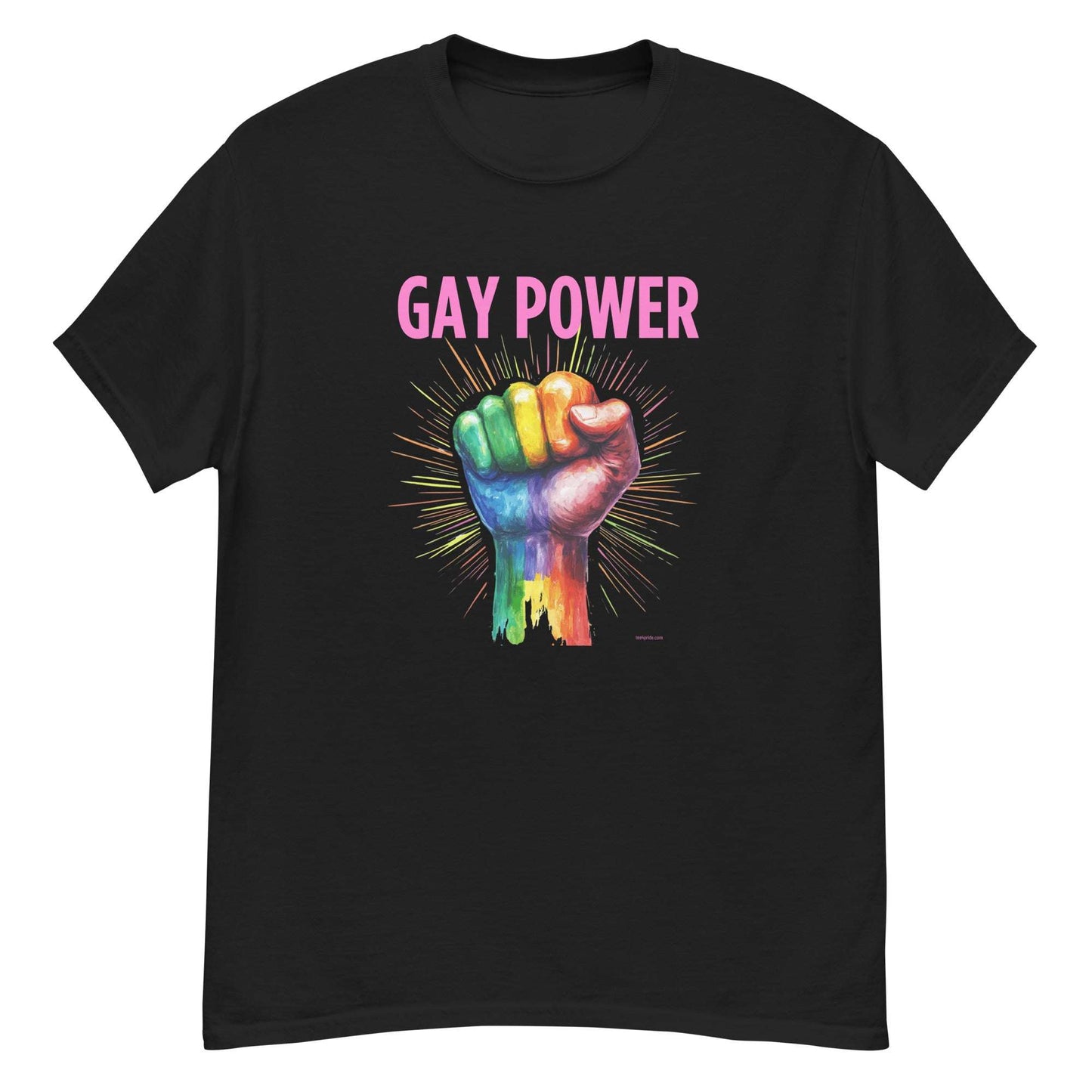 t-shirt lgbt homme gay power