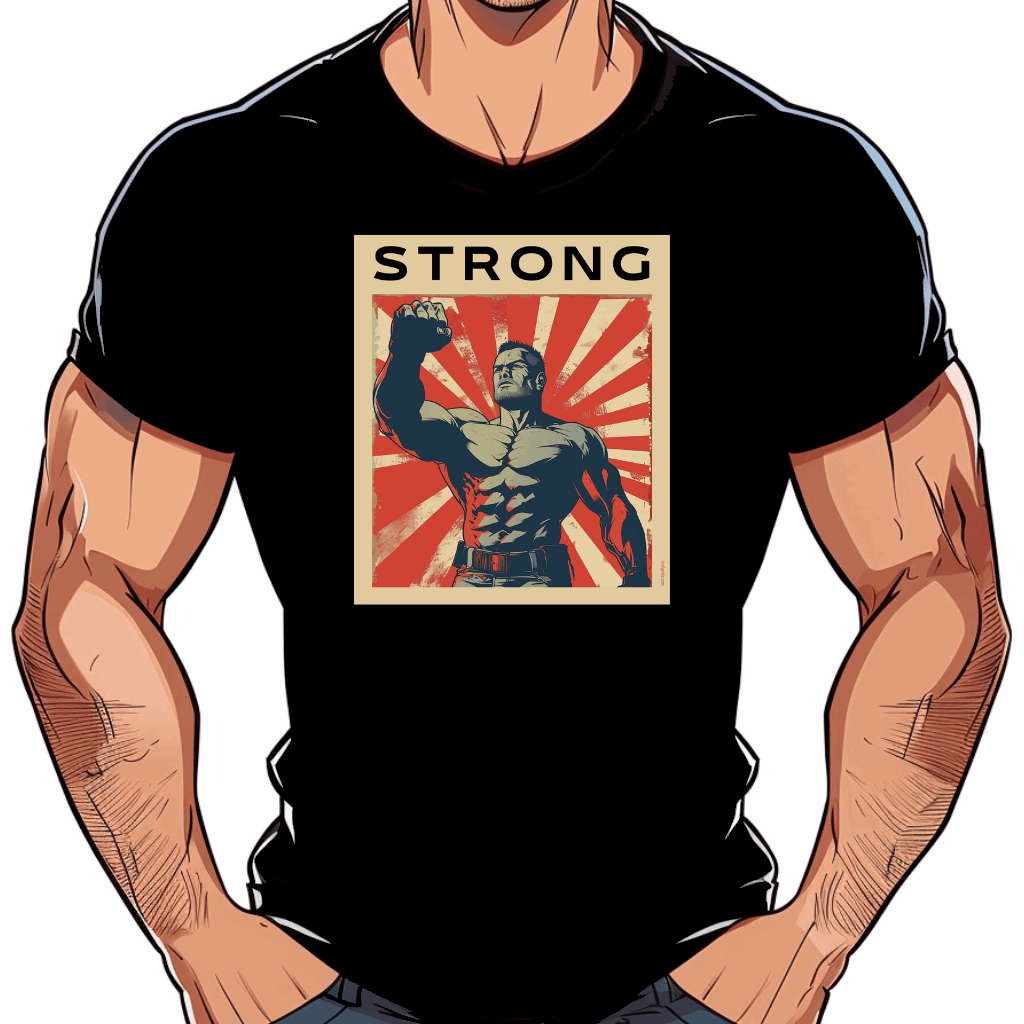 t-shirt lgbt homme viril