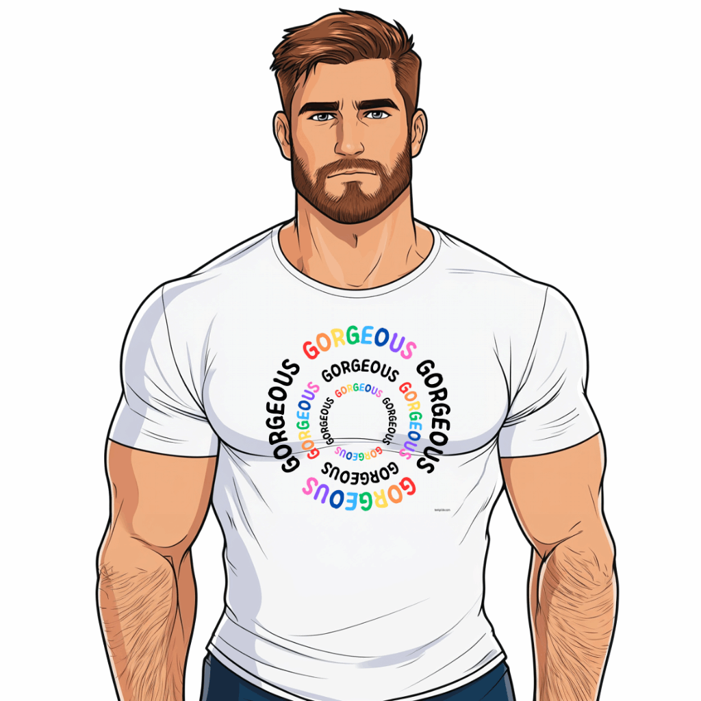 t shirt rainbow gorgeous