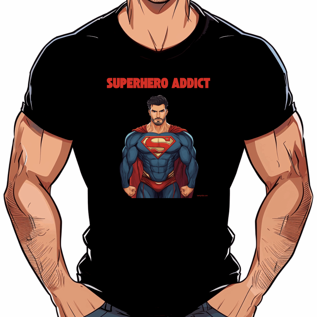 t-shirt super heros gay