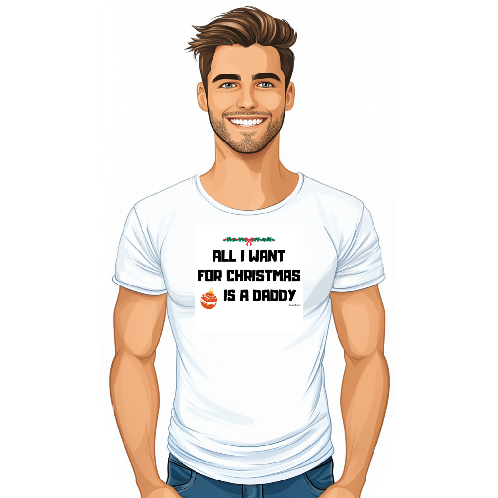 t-shirt all I want for christmas gay