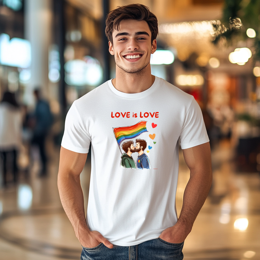 t-shirt arc en ciel