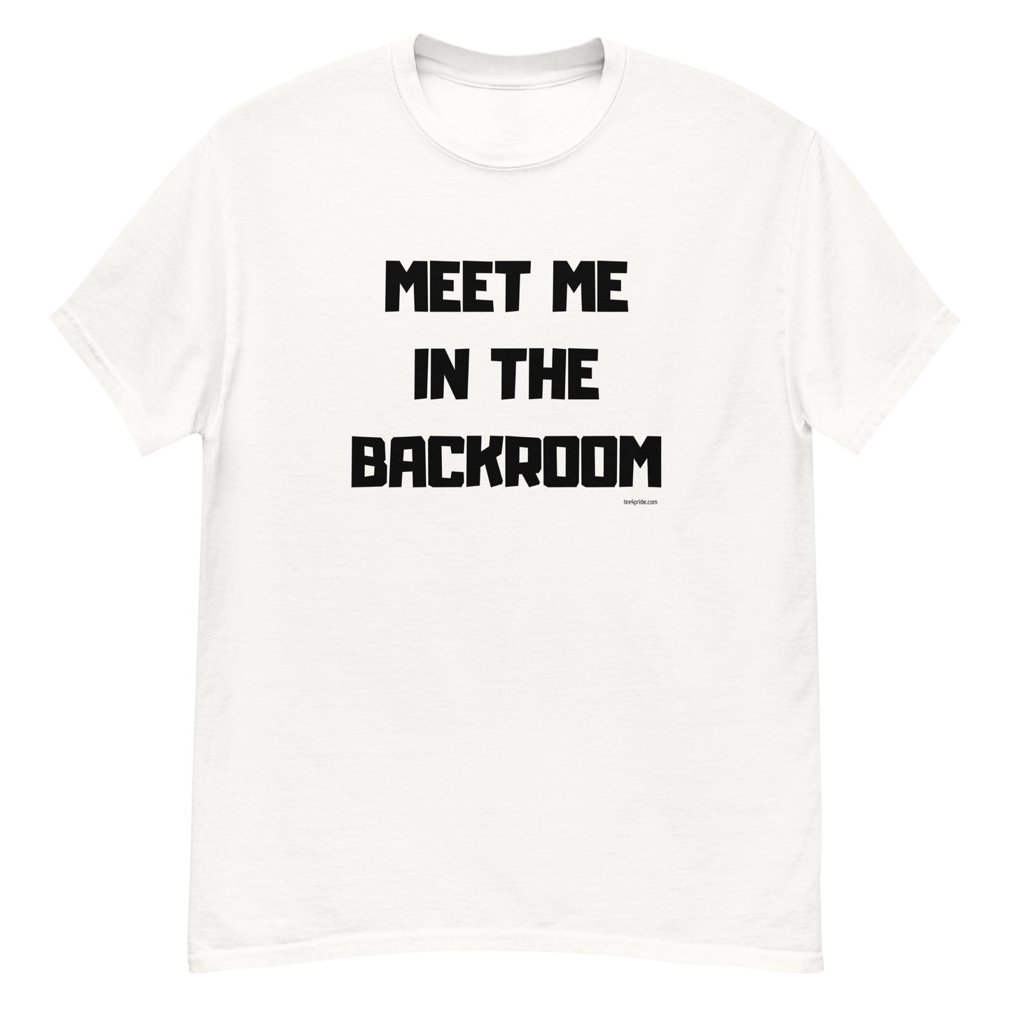 t-shirt backroom