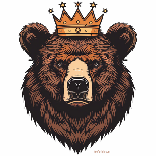 t-shirt bear sexy king bear