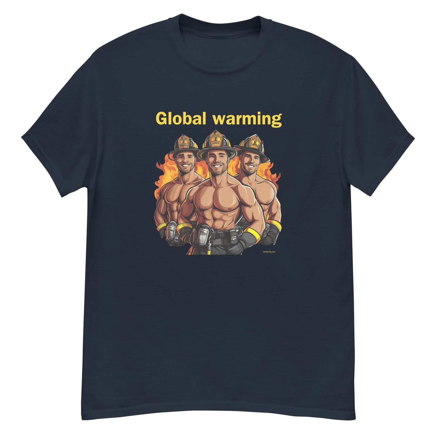 t-shirt de pompier