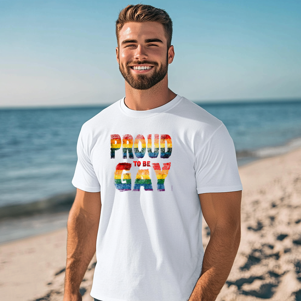 t-shirt fier gay