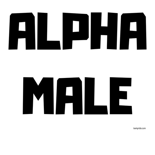 t-shirt gay alpha male