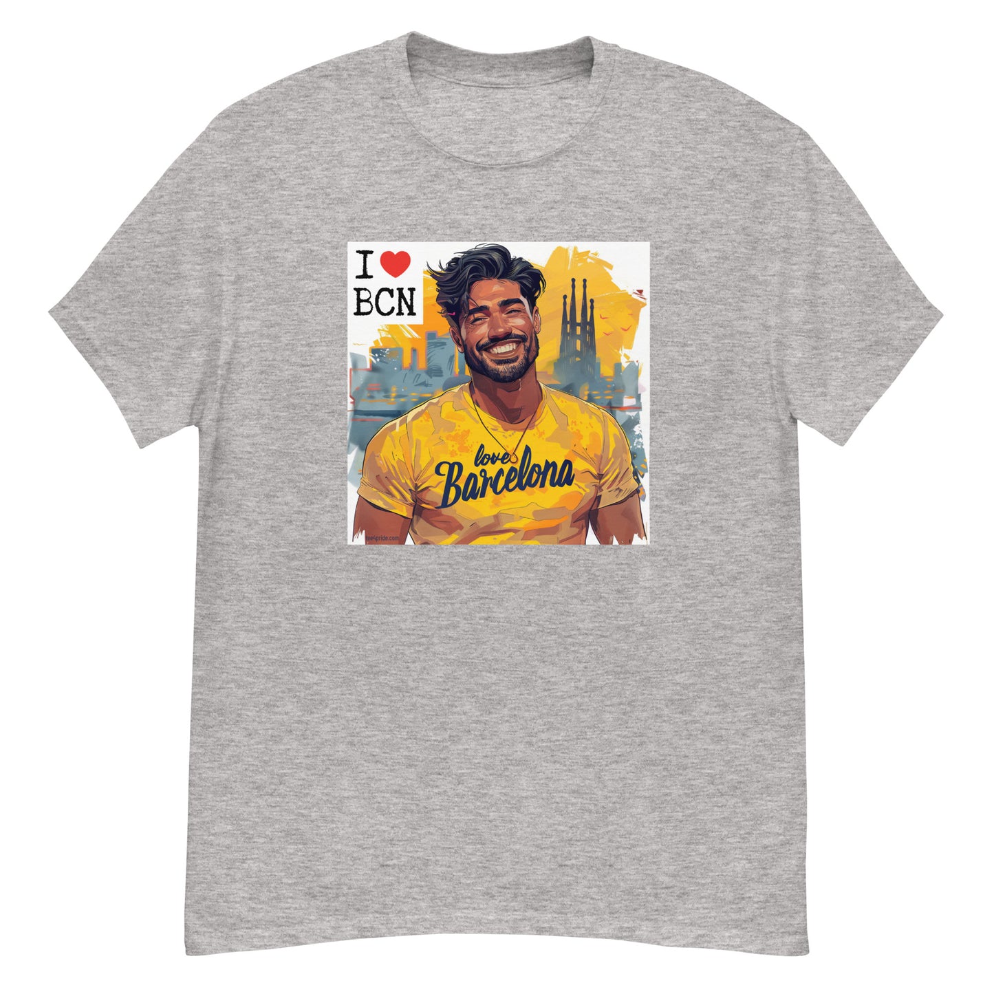 t-shirt gay barcelone