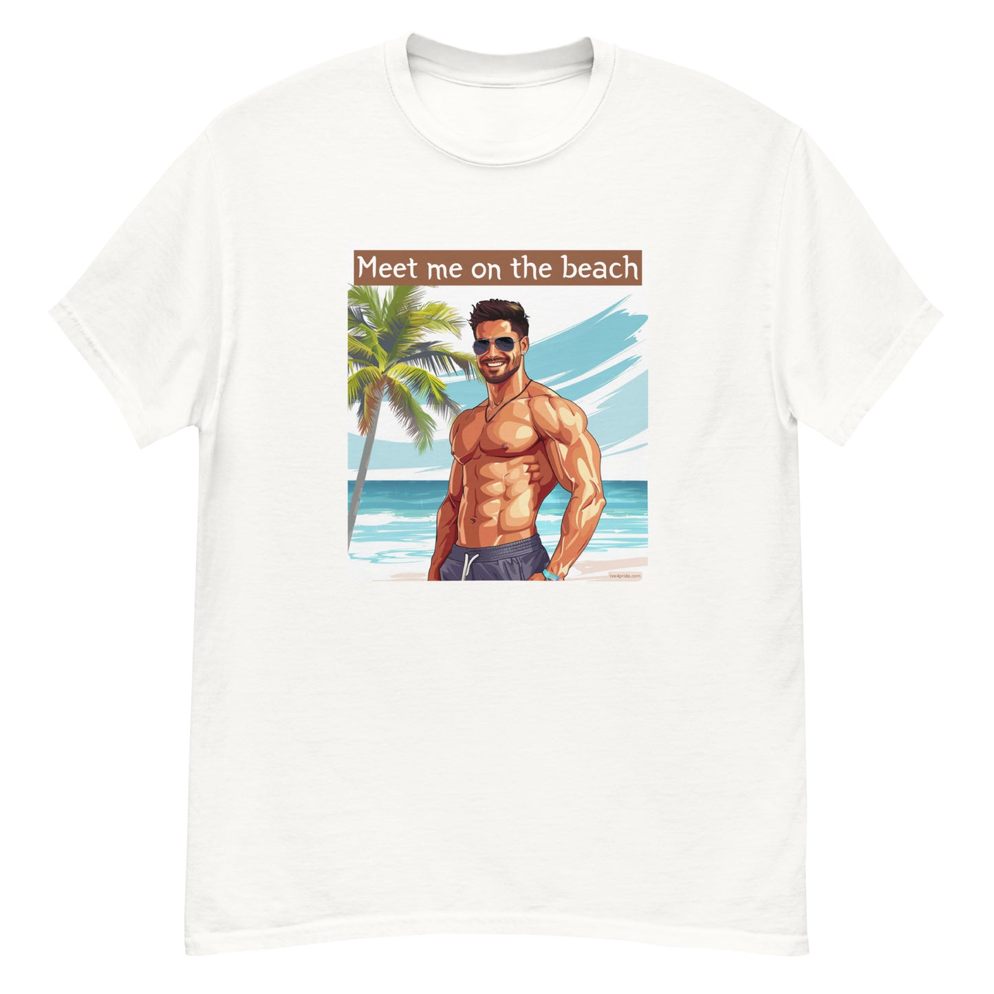 t-shirt gay beach