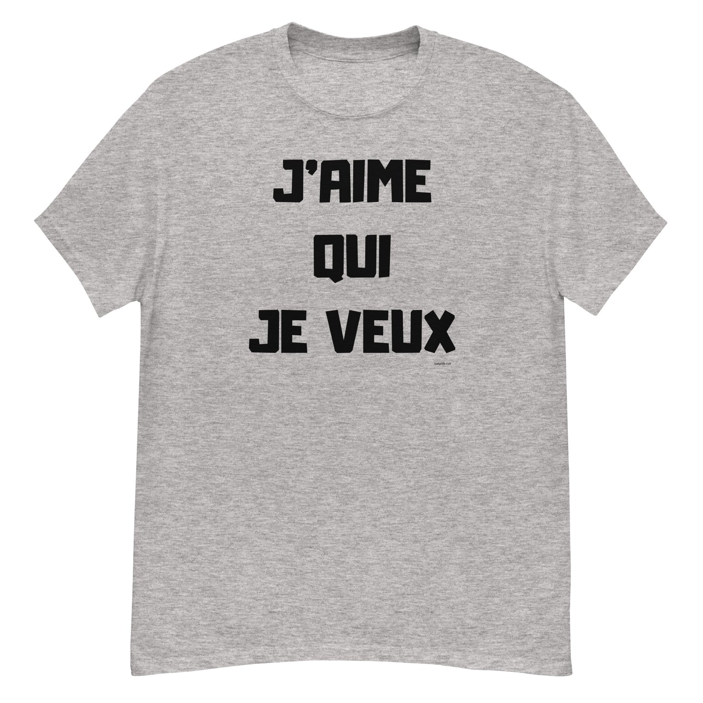 t-shirt gay j aime qui je veux en francais