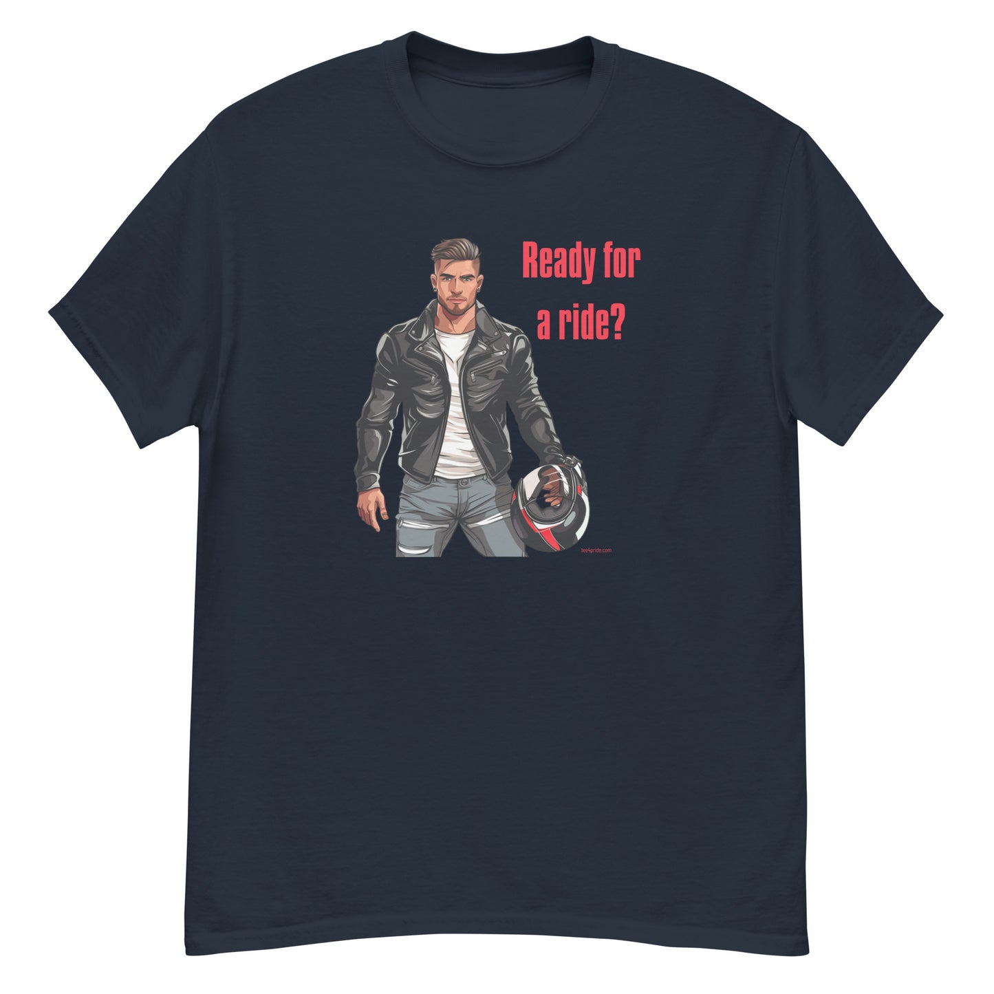 t-shirt gay motard