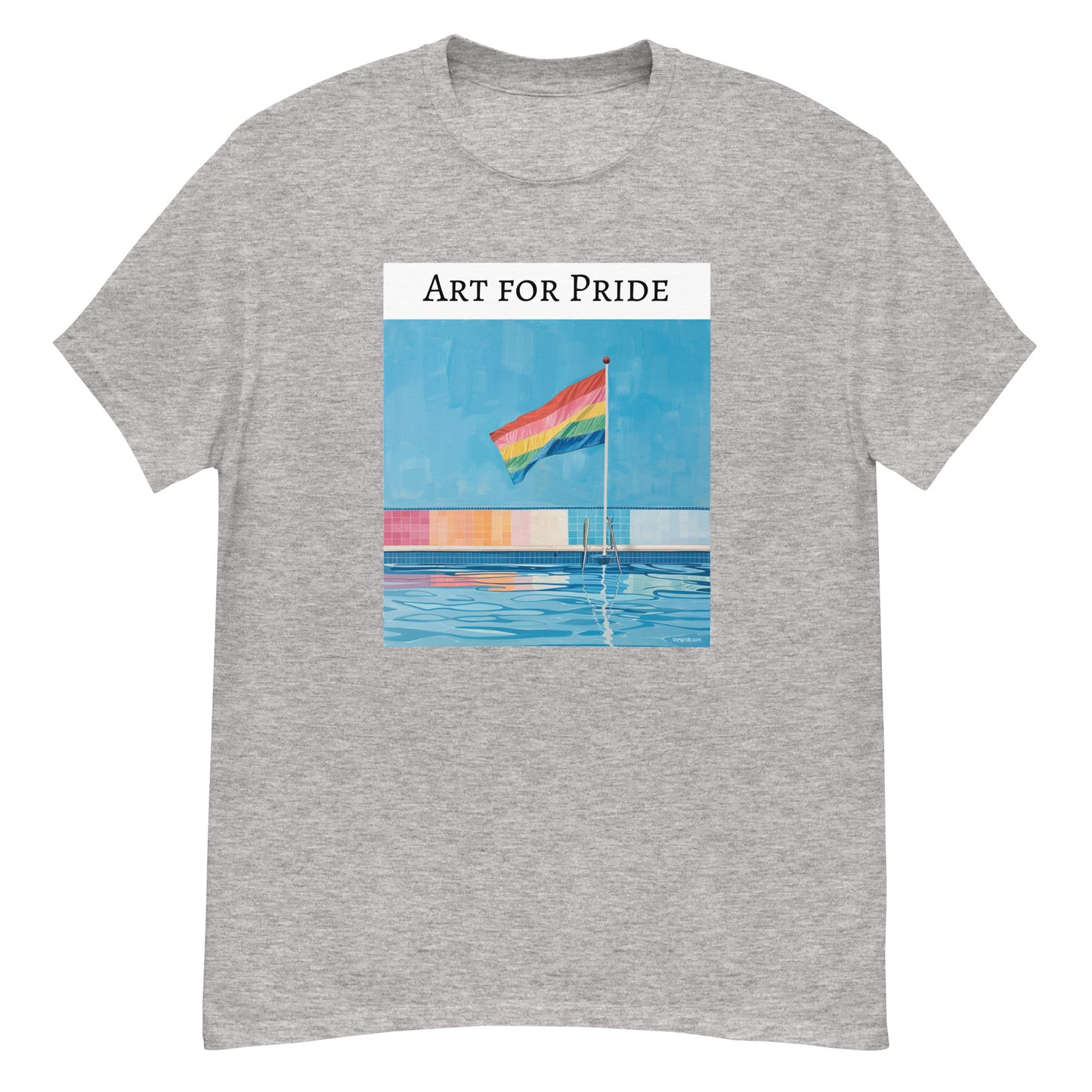 t-shirt gay peinture