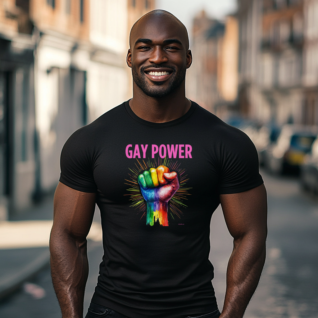 t-shirt gay power