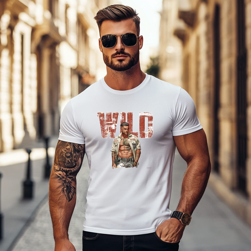 t-shirt gay sauvage