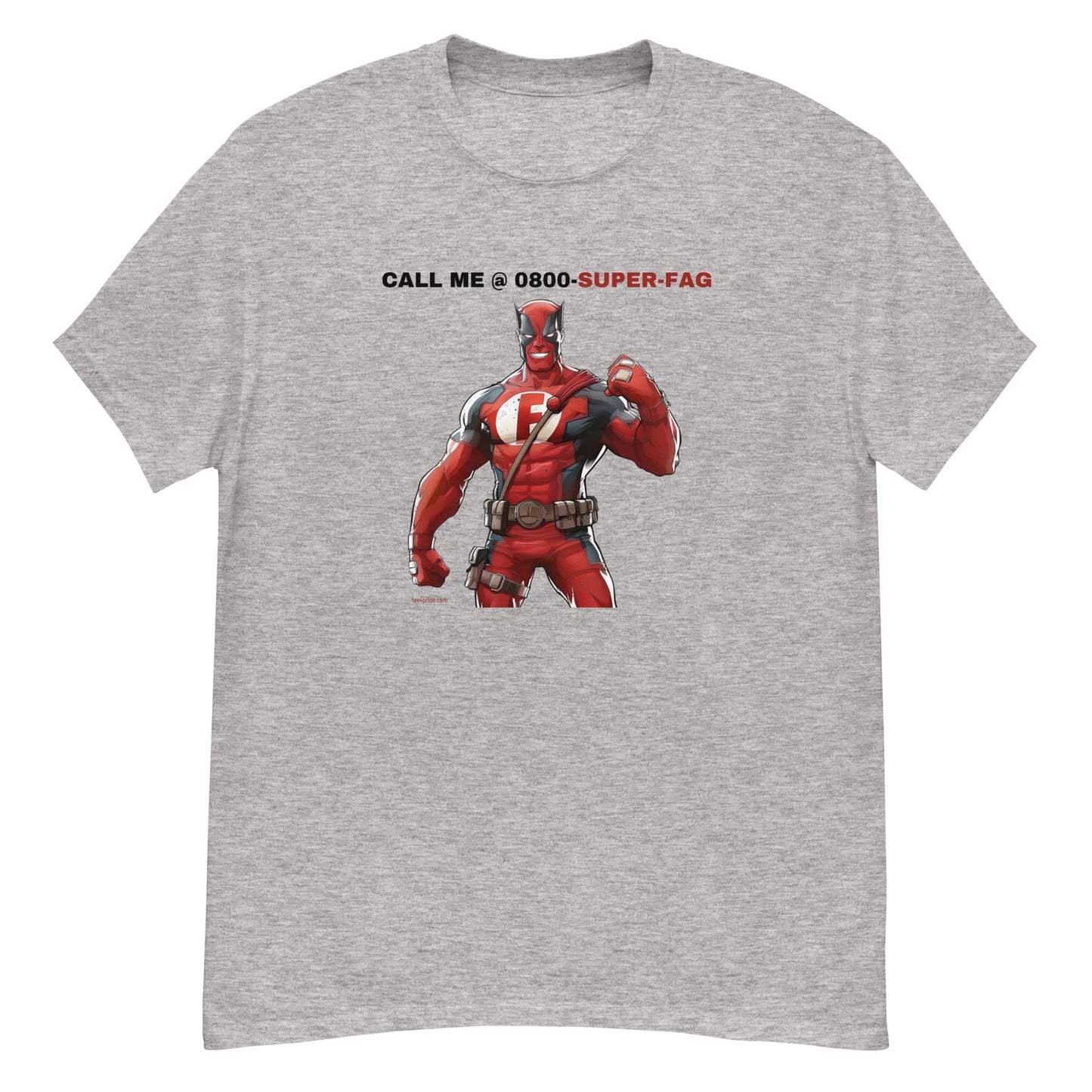 t-shirt gay super heros