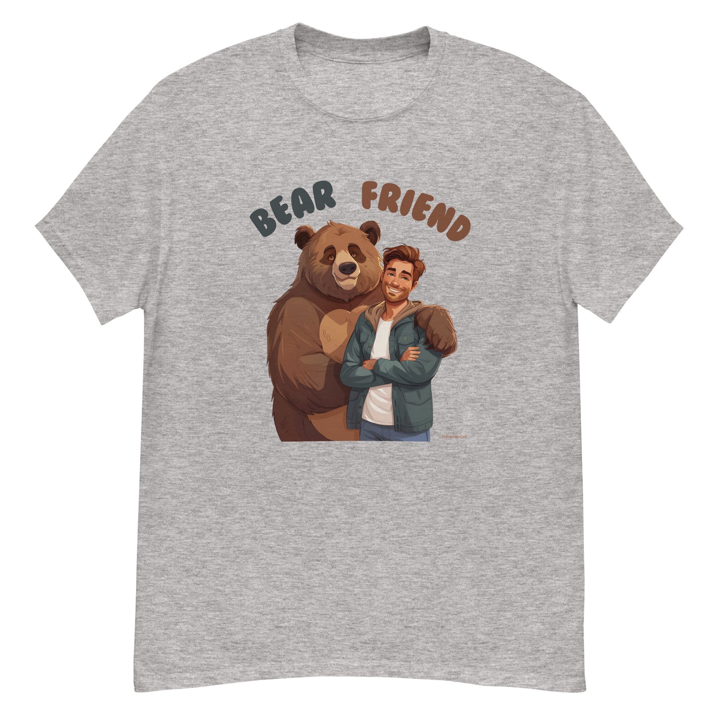 t-shirt lgbt ami des ours