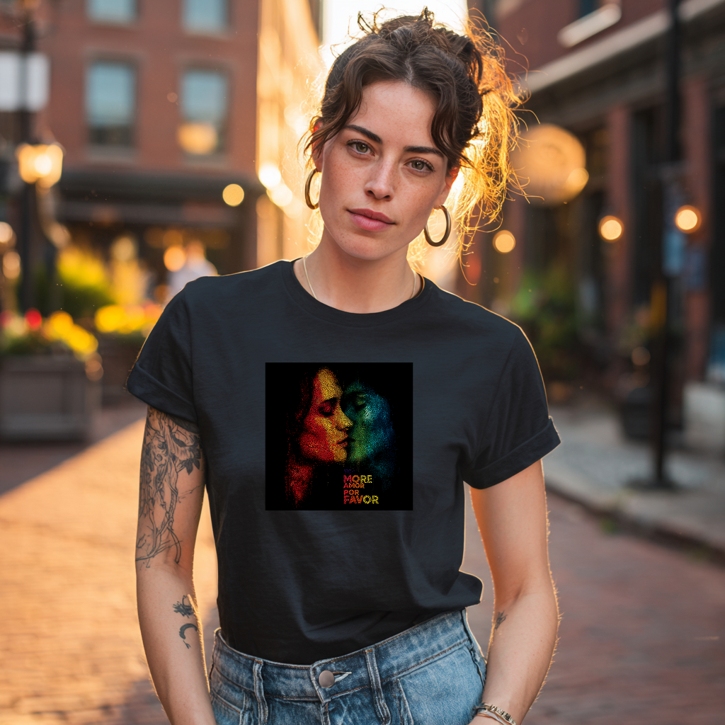 t-shirt lgbt amour lesbien