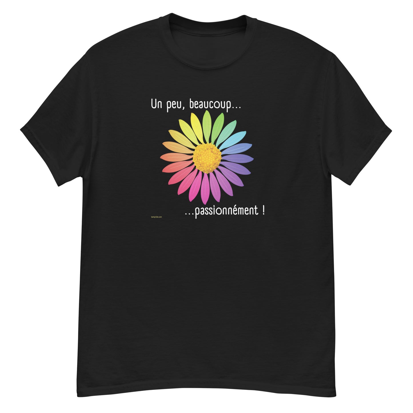 t-shirt lgbt homme rainbow