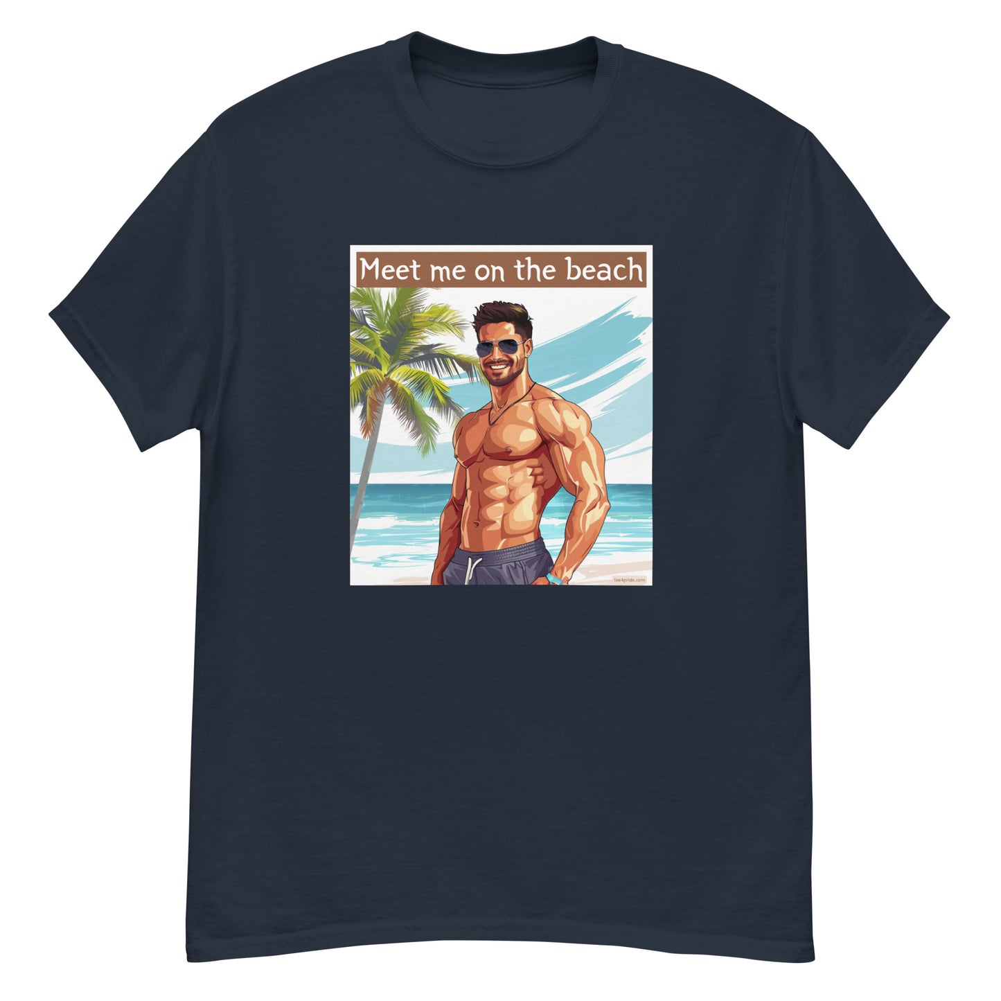 t-shirt plage gay