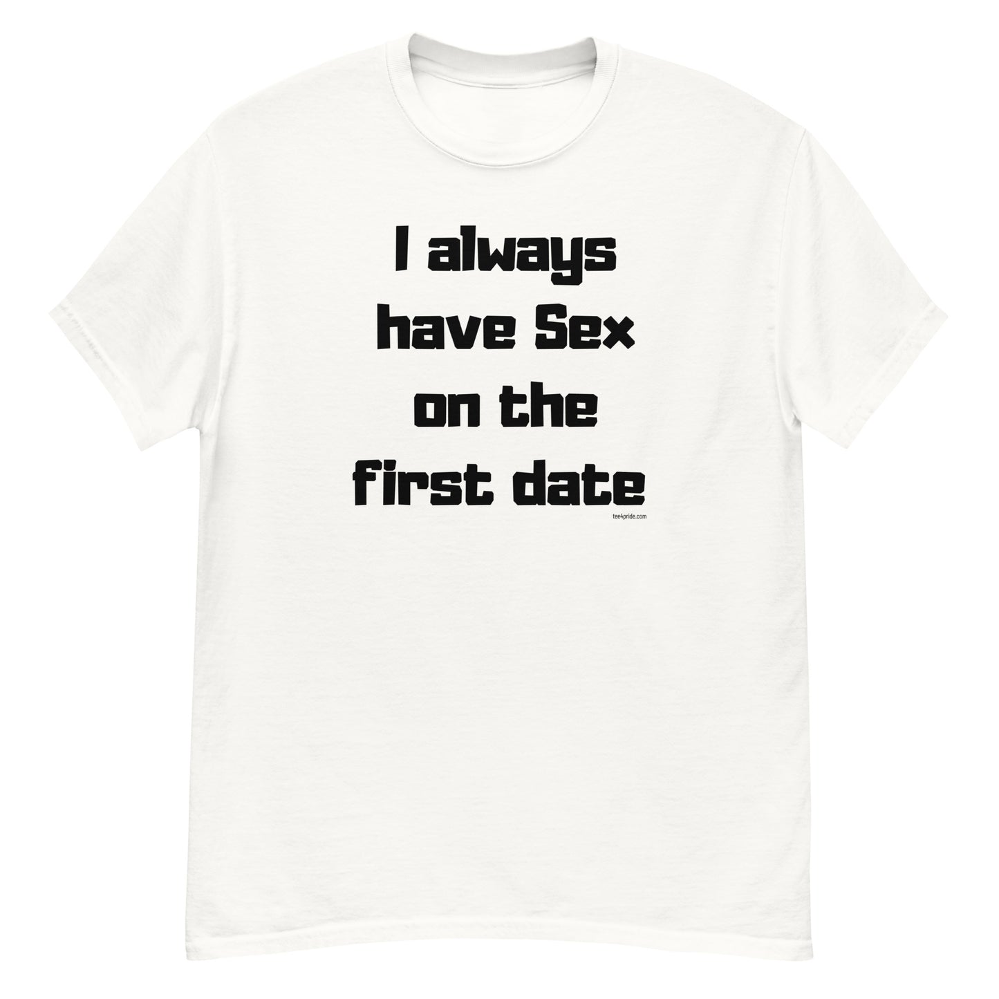 t-shirt sexe au premier rendez vous gay