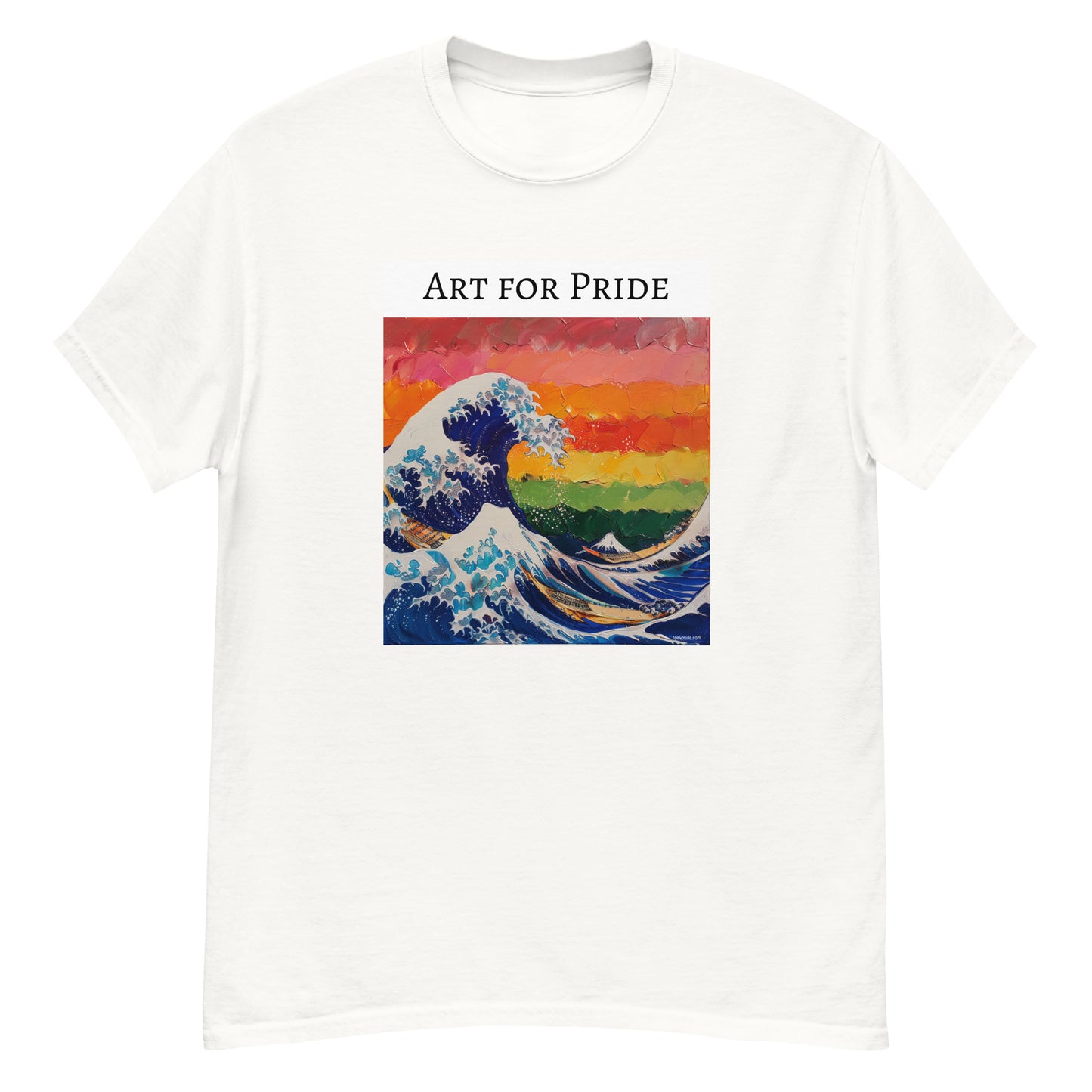 t-shirt vague hokusai
