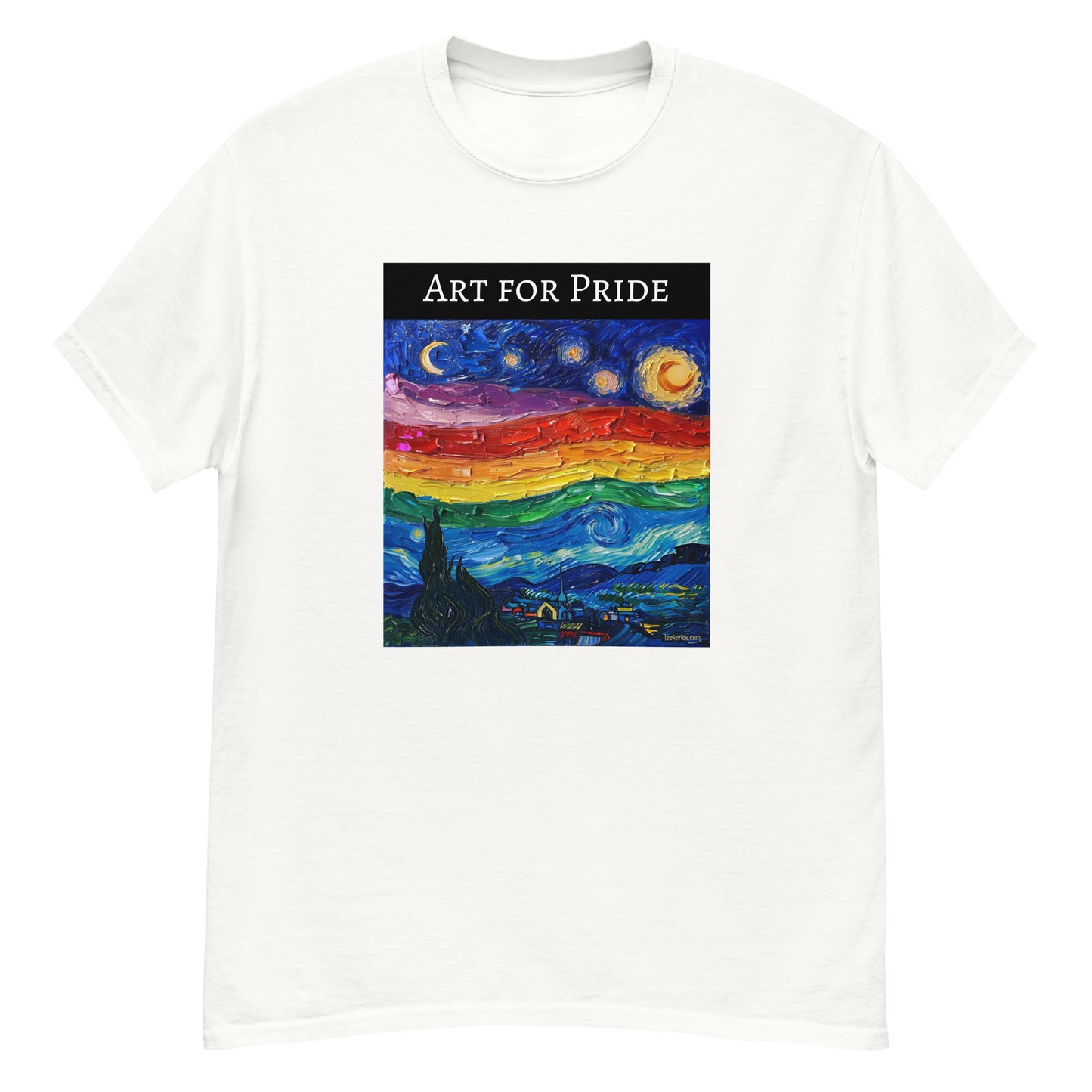 t-shirt van gogh lgbt