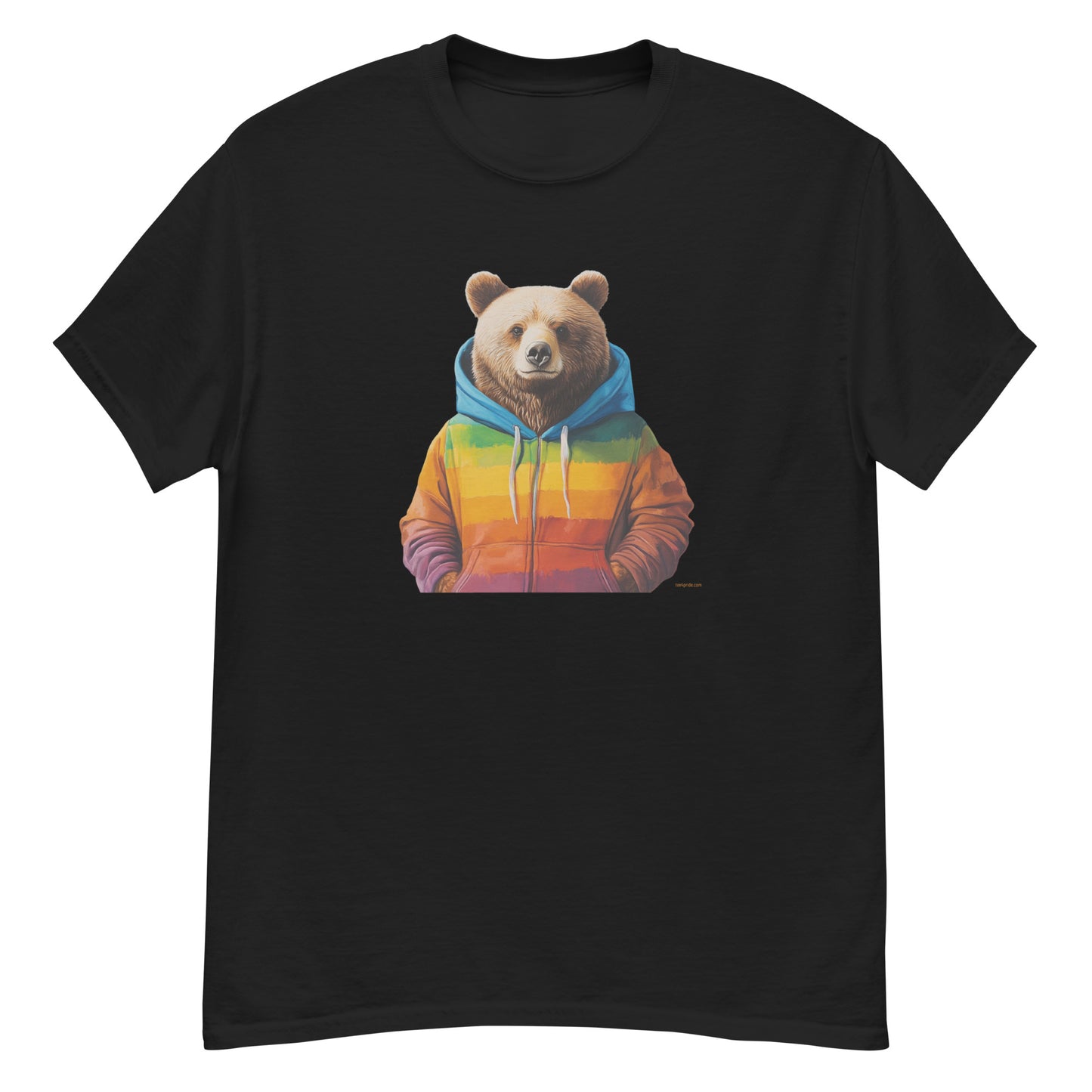 t shirt bear arc en ciel