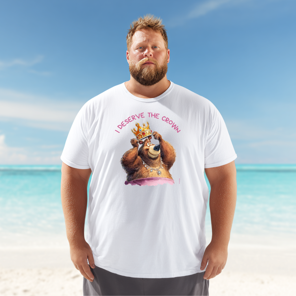 t shirt bear gay couronne