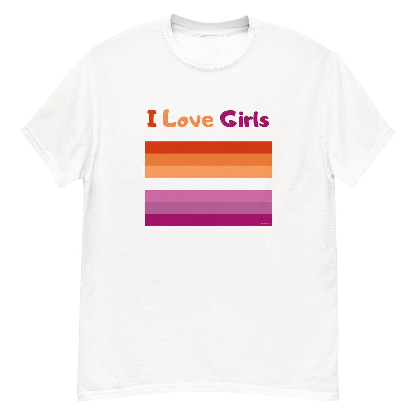 t shirt drapeau lesbien lgbt