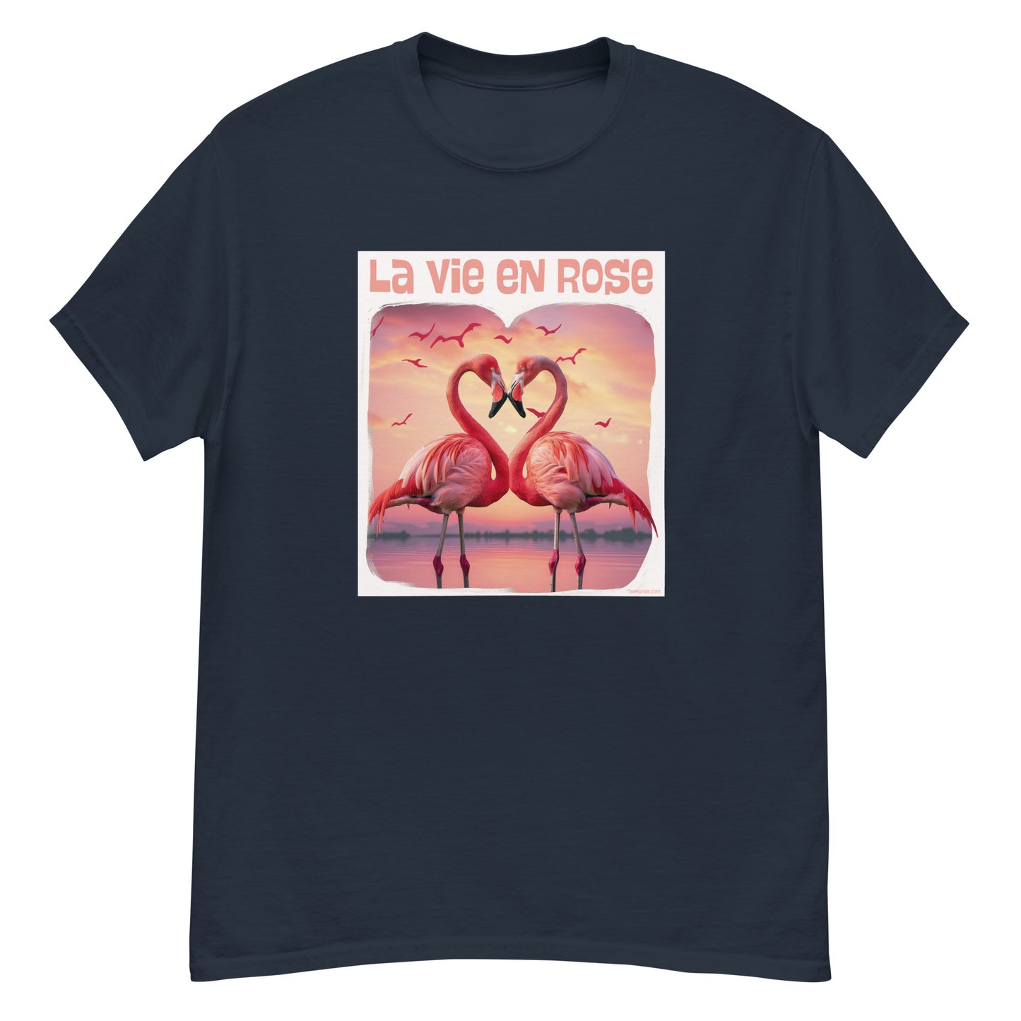t shirt flamant rose