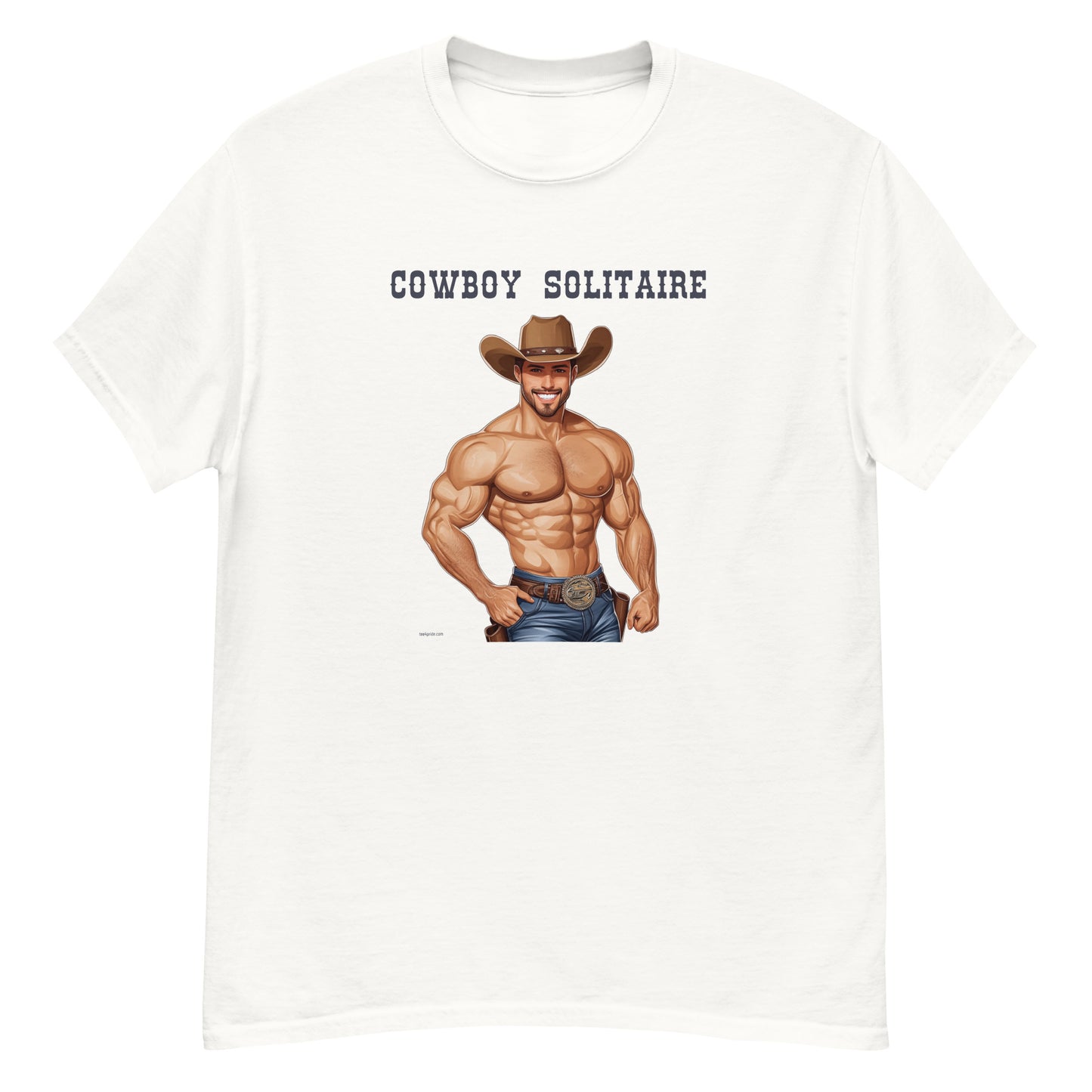 t shirt lgbt homme cow boy