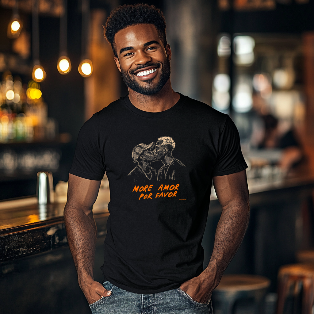 t shirt lgbt homme more amor por favor