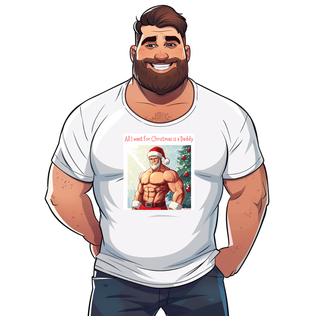 t shirt noel gay all I want for christmas