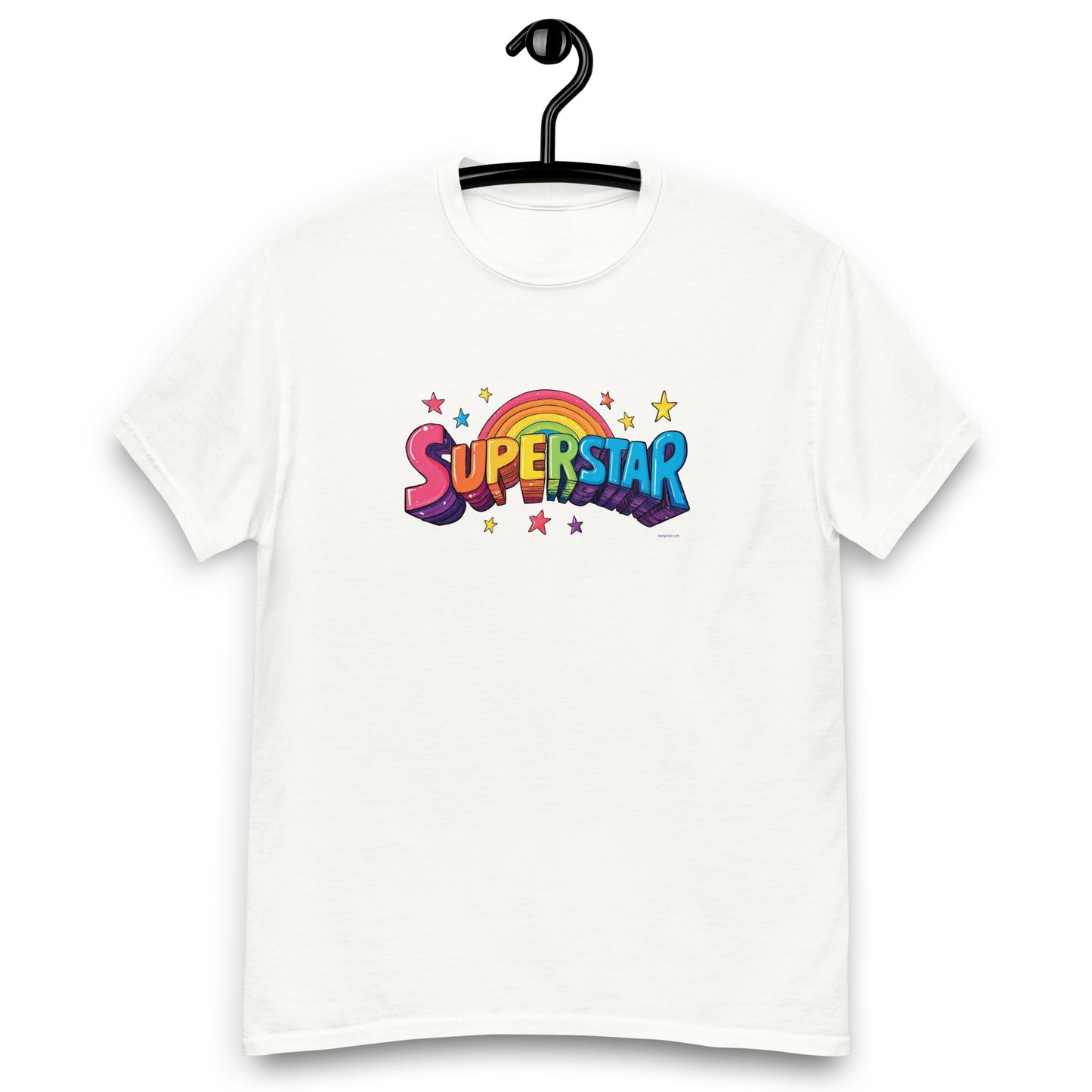t shirt rainbow superstar